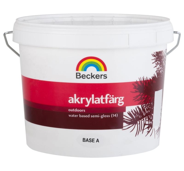 Краска для фасадов Beckers Akrylatfarg 2.7 л